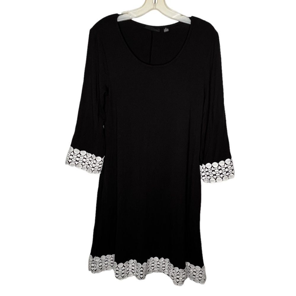 Nina Leonard Black Dress